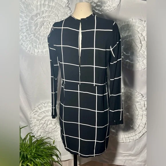 H&M long sleeve shirt dress high neck - Picture 3 of 10